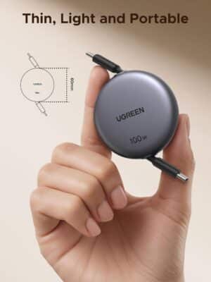 Universal Retractable USB C Cable by UGreen